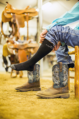 The thickness of your socks will affect the fit of your boots | Image © Noble Outfitters