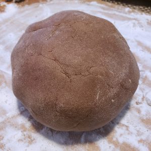 Large Ball of Molasses Doughnut Dough