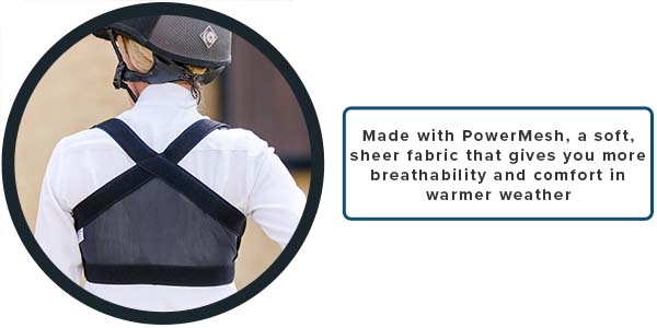 Made with PowerMesh, a soft, sheer fabric that gives you more breathability and comfort in warmer weather