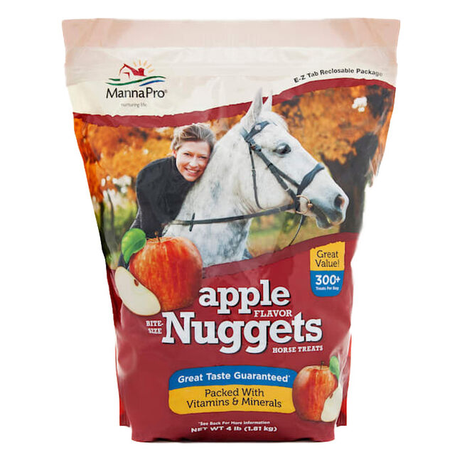 Manna Pro Apple Flavor Bite Sized Nuggets Horse Treats