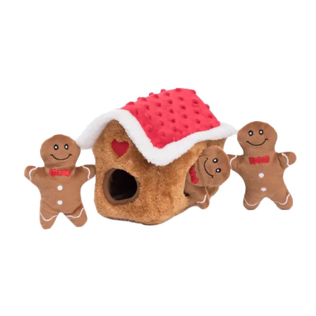 ZippyPaws Burrow - Gingerbread House