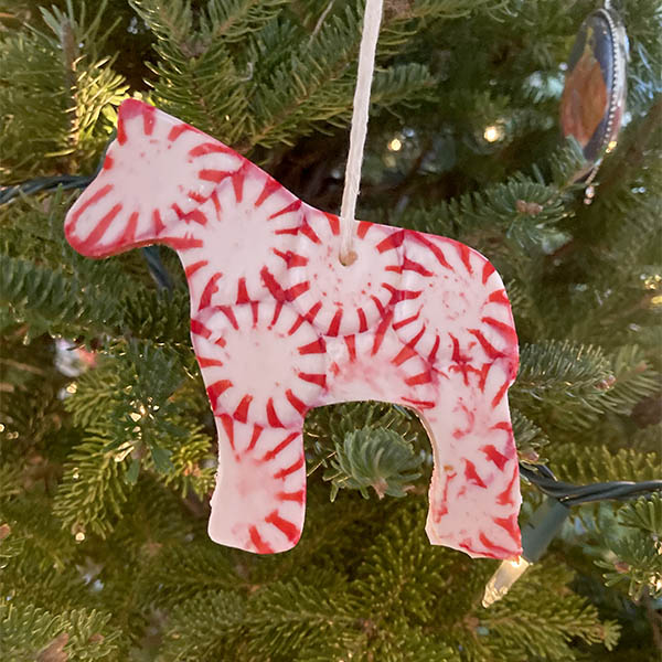 Finished Peppermint Ornament