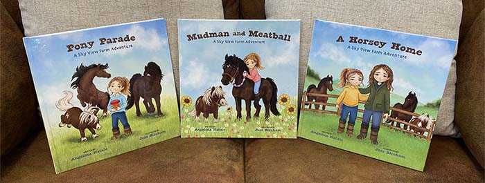 Angela Natale's children's books at The Cheshire Horse in Swanzey, NH