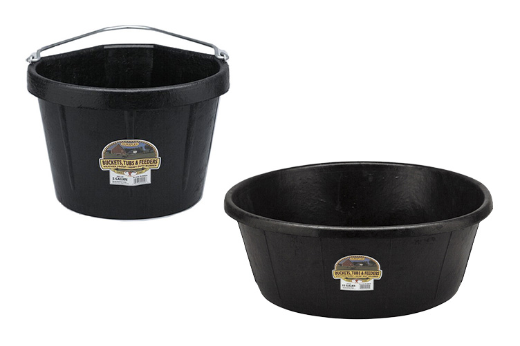 Rubber buckets