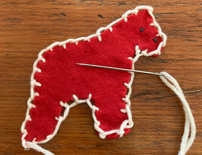 finished sewing together